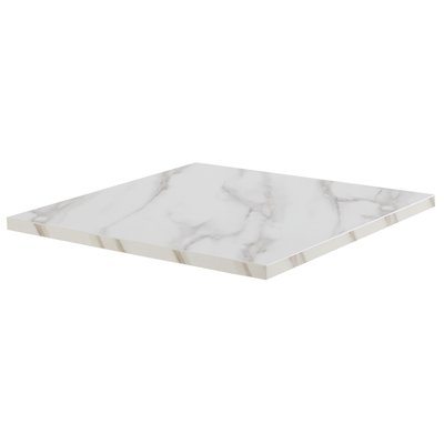Plateau de table carré en mélaminé 60 x 60 cm, RIVOLI OVIALA