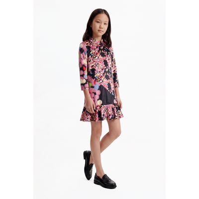 Robe imprimée à manches longues DESIGUAL