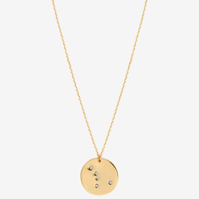 Collier doré cancer - galaxie - Cancer CAROLINE NAJMAN