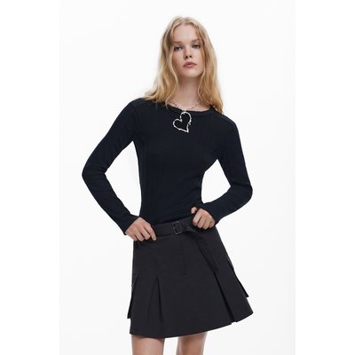 T-shirt en maille perlée avec coutures DESIGUAL