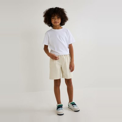 Bermuda élastiqué avec cordon en coton BIO MONOPRIX