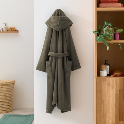 Kheops Adult Hooded Bathrobe in Egyptian Cotton 400g/m2 LA REDOUTE INTERIEURS