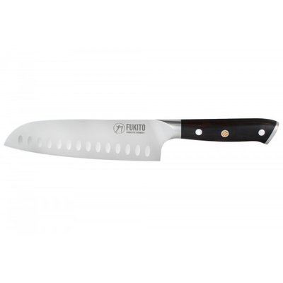 Couteau Fukito Ebene X50 modèle santoku 18cm FUKITO