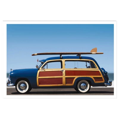 Affiche surf car de legende HEXOA