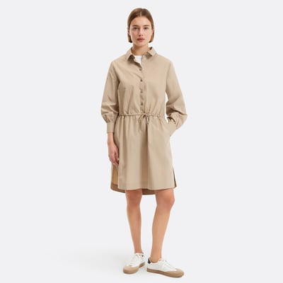Kurzes Kleid mit langen Ärmeln und verschiebbarer Taille LA REDOUTE COLLECTIONS