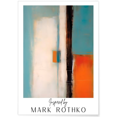 Affiche Mark Rothko n°7 L'AFFICHERIE