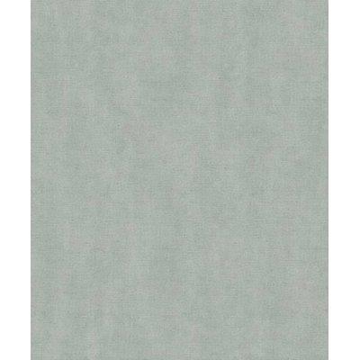 Papier peint uni effet toile lin vert d'eau HEXOA