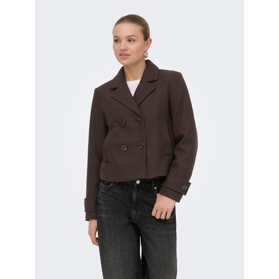 Cappotto corto con colletto tailleur, abbottonato ONLY