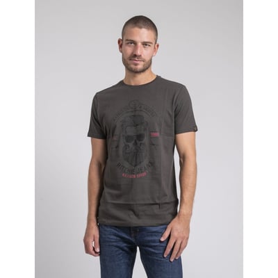 T-shirt Col Rond Pur Coton Jusix RITCHIE