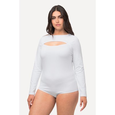 Body slim à manches longues, découpe ULLA POPKEN