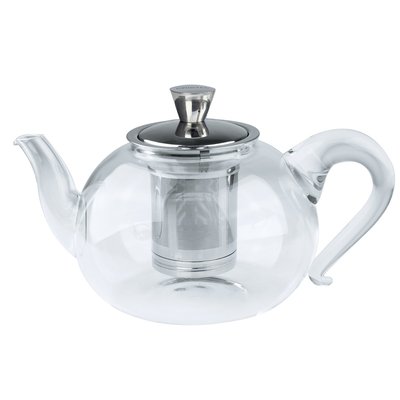 Théière Sakura - théière ronde en verre avec filtre dévissable inox 1.2L THÉIÈRES CRISTEL