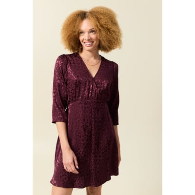 Robe évasée satin BONOBO