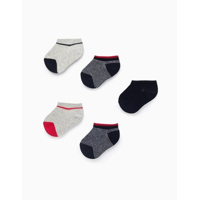 Pack 5 Paires de Socquettes Unies/Rayées ZIPPY