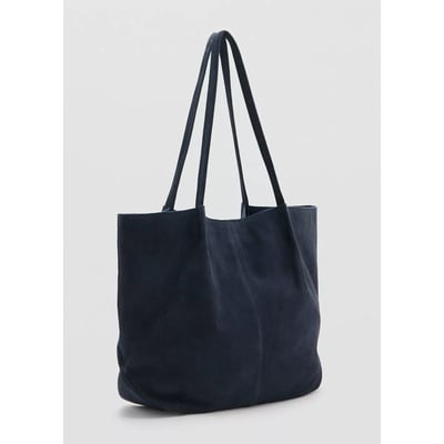 Sac cabas cuir suédé MANGO