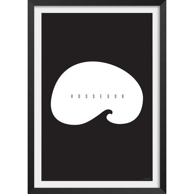 Affiche minimal hossegor HEXOA