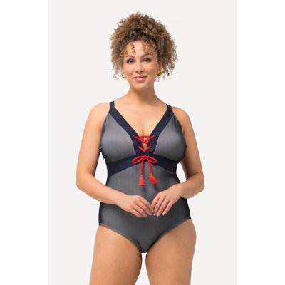 Maillot de bain à rayures et bonnets ULLA POPKEN