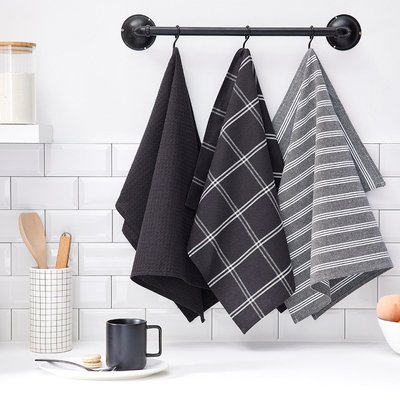 Lot de 3 torchons imprimé ESSENTIAL CARREAUX TODAY