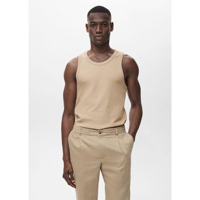 Débardeur côtelé slim fit MANGO MAN