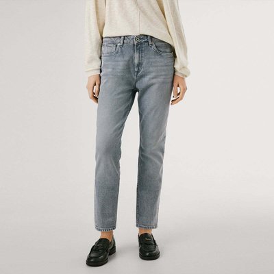 Jean Coupe Tapered, Taille Haute - Violet PEPE JEANS