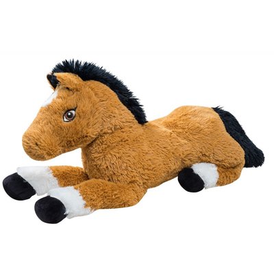 Peluche géante Cheval Lucky 80cm - Made in France PIOUPIOU ET MERVEILLES
