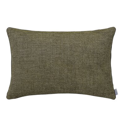 Housse de coussin unie en lin et velour, VOLTAIRE ALEXANDRE TURPAULT