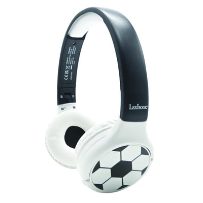 Casque 2 en 1 Bluetooth® et Filaire confortable et pliable Football LEXIBOOK