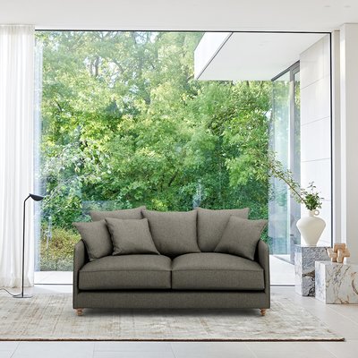 Canapé compact convertible tweedé, Lazare AM.PM