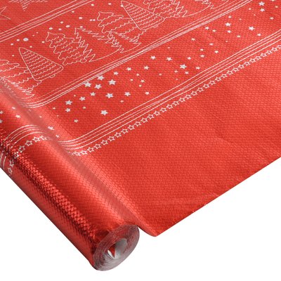Nappe en papier chromee decoree noel DOUCEUR D'INTÉRIEUR