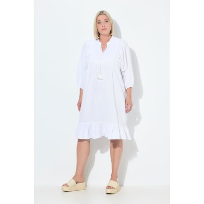 Robe en mousseline. Col tunisien et manches ULLA POPKEN