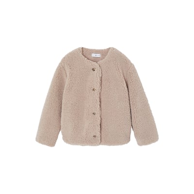 Veste sherpa doublée léopard collection capsule mère- ENVIE DE FRAISE