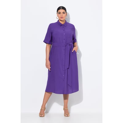 Robe Chemise Folle Neuve Violette - Taille S - 100% Coton - Sans étiquettes