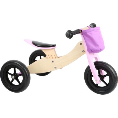 Draisienne Tricycle 2 en 1 Maxi Rose SMALL FOOT COMPANY