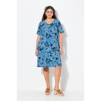 Robe en jersey imprimé feuilles ULLA POPKEN