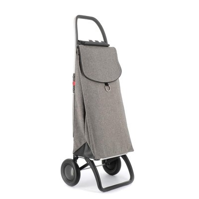 ECOPEP - Chariot de course - Pliable - 2 roues - Beige - Compact et maniable, cadre aluminium léger, sac imperméable beige - Idéal pour un transport ROLSER
