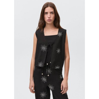 Pantalon avec détails brodés MANGO TEEN