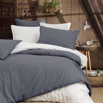 Housse de couette en percale lavée HOME WASHED SENSEI MAISON