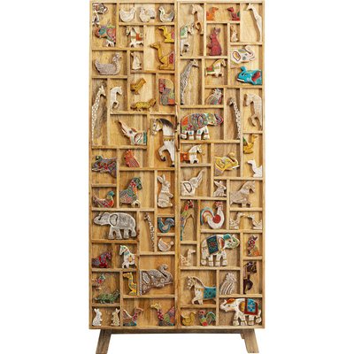 Armoire animaux en manguier, ZOO KARE DESIGN