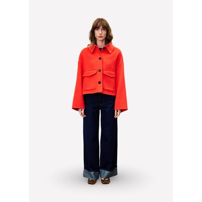 Manteau  en laine CAPUCINE FRNCH