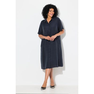 Robe en lyocell mélangé. Manches courtes. ULLA POPKEN