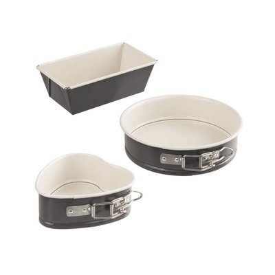 Set de 3 mini moules coeur, à manqué et à cake Exclusive DR OETKER