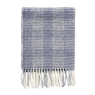 Plaid à carreaux laine agneau  HAMPTON KLIPPAN