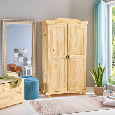 Armoire en bois massif 2 portes TERRE DE NUIT
