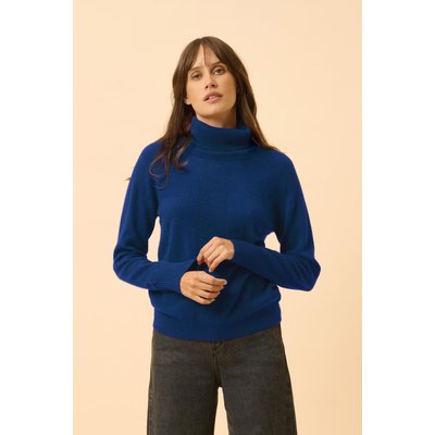 Pull Col Roulé Outremer Lilly JUST CASHMERE