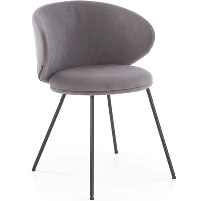 Chaise tapissée en velours collection GRIVON RECOLLECTION