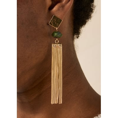 Boucles d'oreilles pendantes LA FEE MARABOUTEE