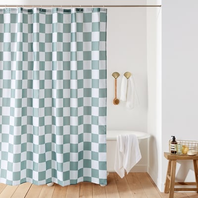 Rideau de douche imprimé, Quiberon LA REDOUTE INTERIEURS