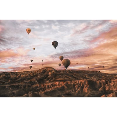Paysage nature montgolfière en cappadoce HEXOA