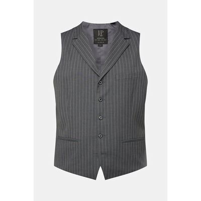 Gilet FLEXNAMIC®, à fines rayures et revers JP1880