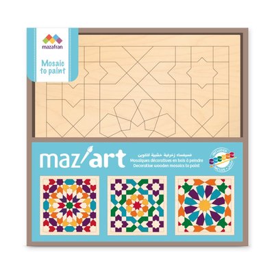Coffret 3 mosaïques à peindre MAZAFRAN