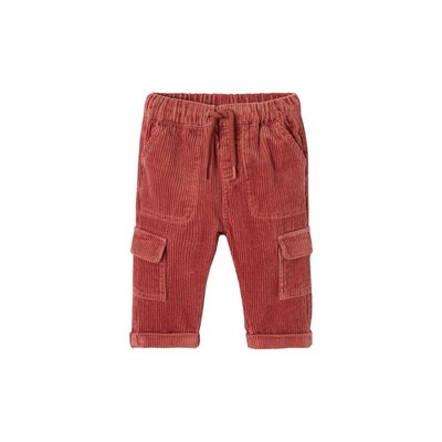 Pantalon en velours style battle VERTBAUDET